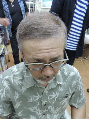 白髪なオッサンでもカラーで渋くダンディー男に Hair Room Lamp ヘアルームランプ 沖縄県 読谷 のメンズカタログ ビューティーパーク