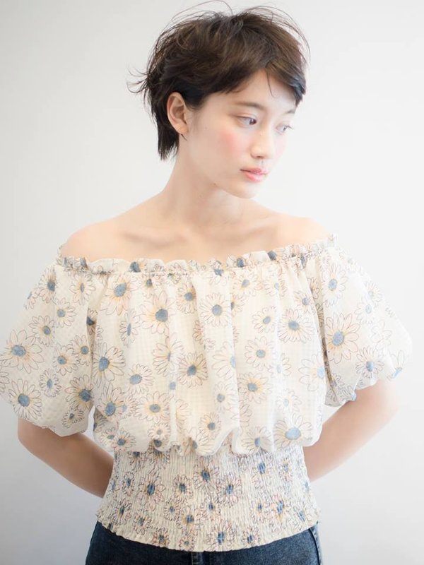 エアリーショート×メルトカラー|keep hair design