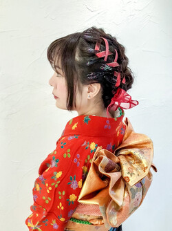 成人式 リボンスタイル