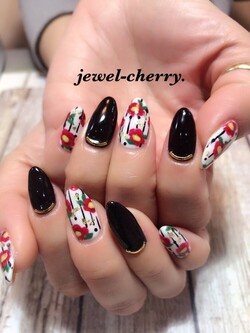 お正月おめでたネイル|JEWEL-CHERRY.