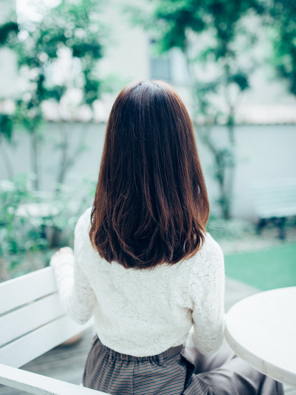 ＊ミルクティーカラー×ショートバング＊|Appias　海老名店