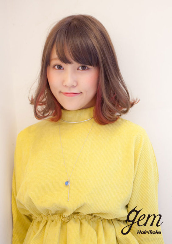 ハイトーンカラー(インナーカラー)|gem梅田