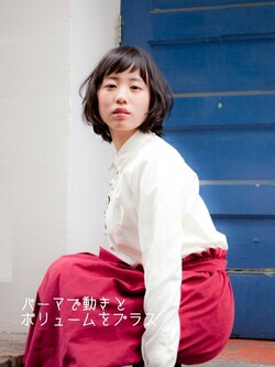 弱酸性デジタルパーマで長持ちパーマスタイル