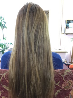 ハイライト＆ローライト海外モデルヘアカラー