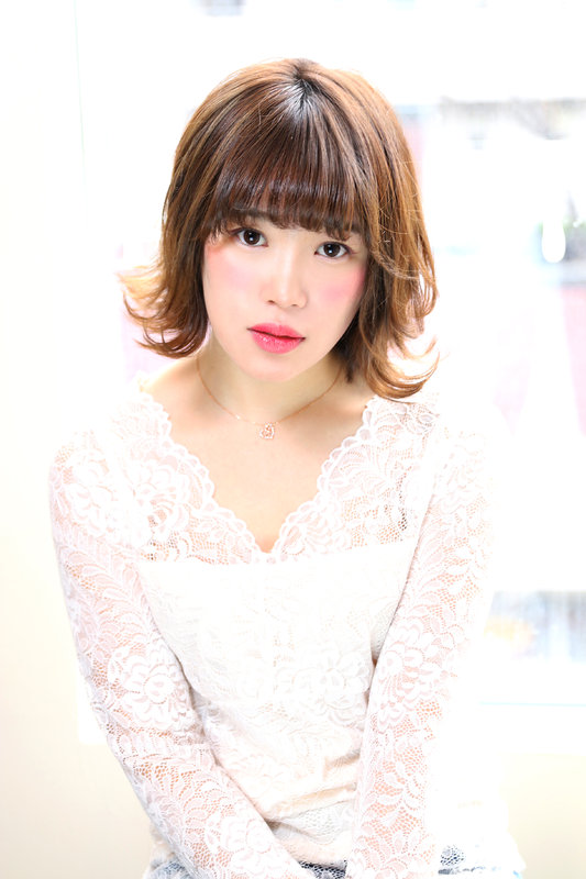 【Ａｅｒｅ池袋】☆外ハネエアリーボブ☆|hair salon Aere