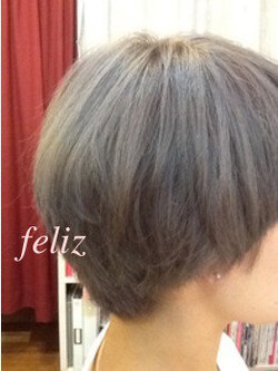 クリアグレージュfeliz栄 ハイトーンヘアカラー
