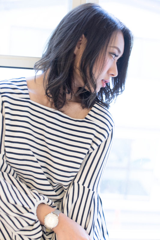 大人めハイライト艶アッシュ|Musee de Lapaix