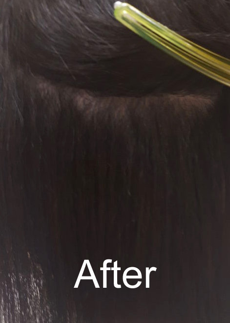 細かくチリチリしたクセもしっかり伸ばします！|Raffine三宮