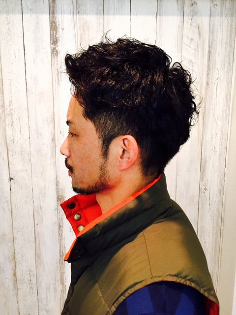 ショート×２ブロ×ワイルドパーマ|Beauty Collection 富士店