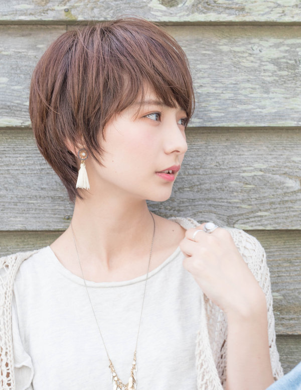 大人やわらかショートレイヤー|Fringe Hair Salon