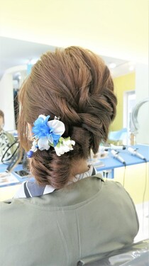 台湾のお客さま　七夕ゆかたスタイル