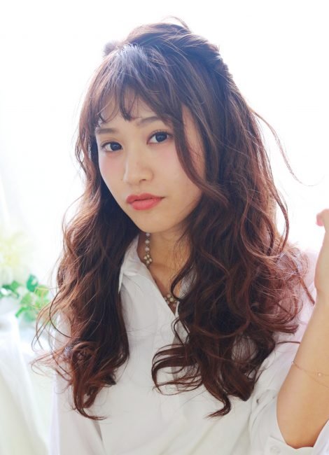 ココアベージュ・可愛いロング|Wiz茂原店