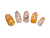 オレンジネイル|Nolaslien