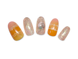 オレンジネイル