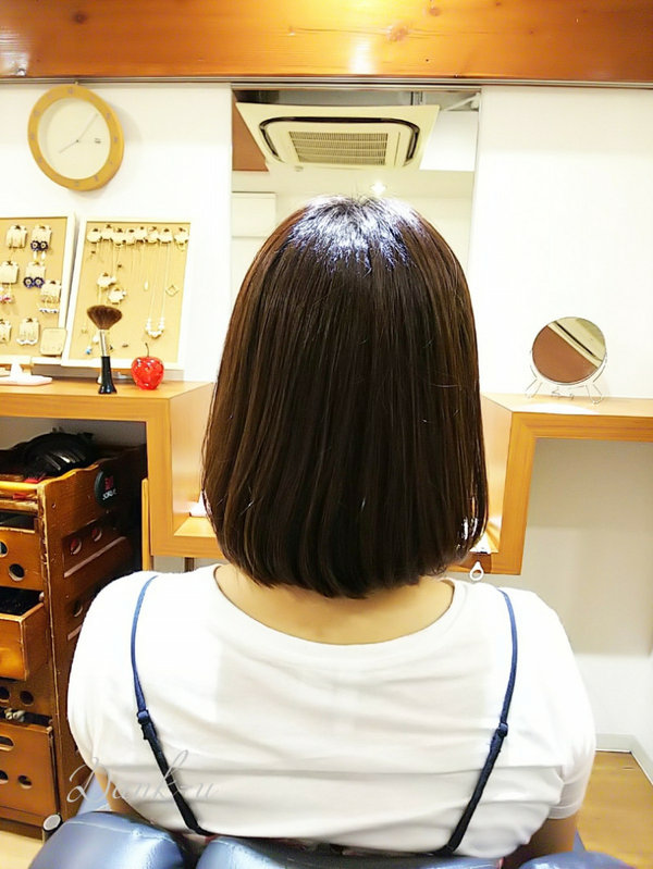 自然に内巻きになる縮毛矯正|hair Dank-U