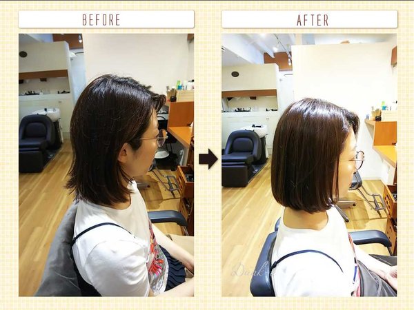 自然に内巻きになる縮毛矯正|hair Dank-U