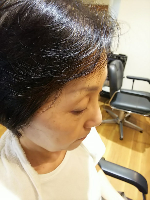 ショートスタイルの縮毛矯正|hair Dank-U