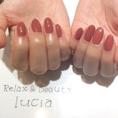 レンガ色ネイル♪|Lucia