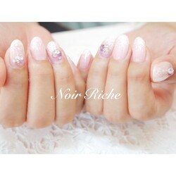 シェルと天然石で大人上品夏ネイル♪|Noir Riche