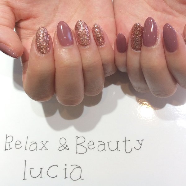 シンプルラメネイル♪|Lucia