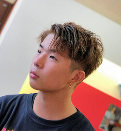 メンズカラーカットでイメチェン