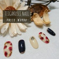 秋ネイルサンプル①