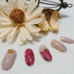 秋ネイルサンプル③