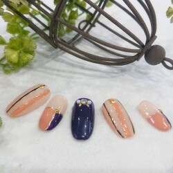 秋ネイルサンプル④1