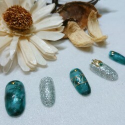 秋ネイルサンプル⑤