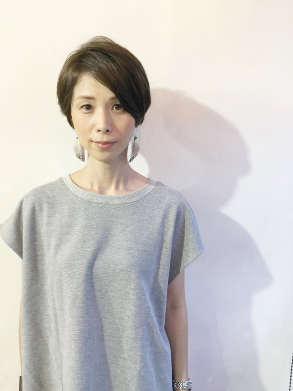 ツーブロック×グレージュ|L´atelier Content　津田沼店