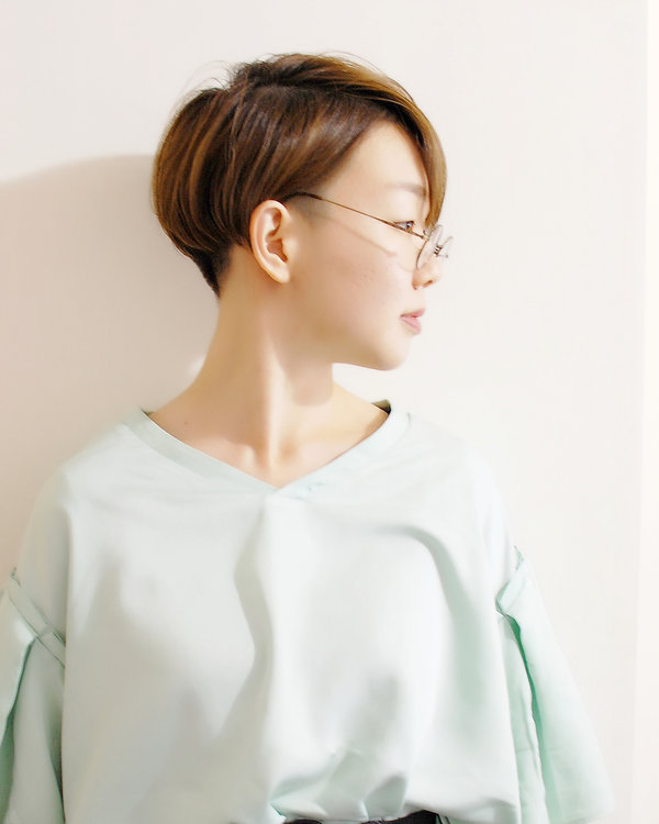 ツーブロックベリーショート×パーマ|L´atelier Content　津田沼店