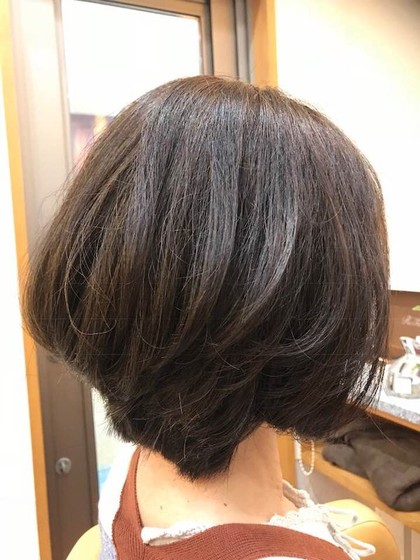 前下がりボブ 丸み 25309 Belm Hair ベルムヘアー 岐阜県 土岐