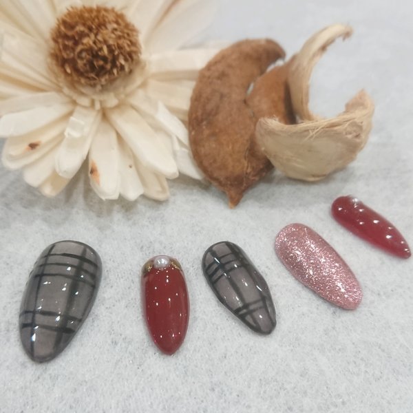 定額制ネイル サンプル⑭|NAILSALON Ichi Glam