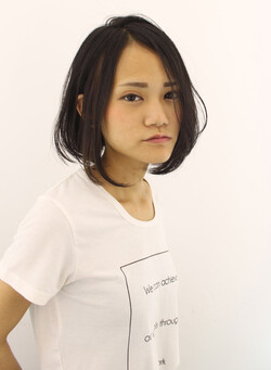 クール前下がりボブ