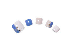 バイカラーフットネイル