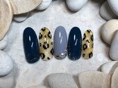 シースルーレオパード|my.nail