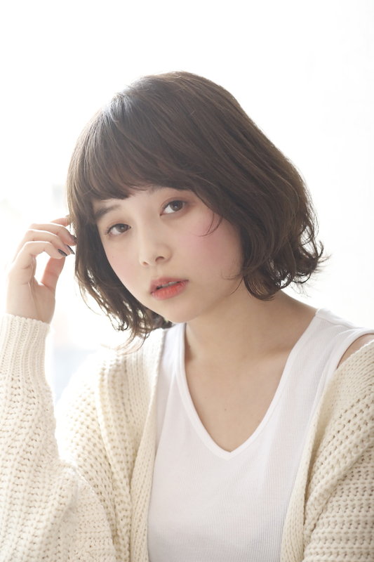 大人かわいいナチュラルパーマ|ＡＵＱＷＡ