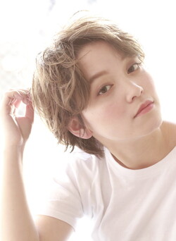 大人かわいい×ハンサムショート