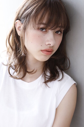 大人可愛いヴェールウェーブスタイル