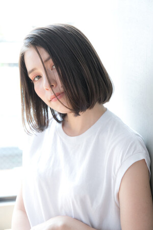 大人可愛い 大人ナチュラルボブ ａｕｑｗａ アウクワ 東京都 自由が丘 の髪型 ヘアスタイルカタログ ビューティーパーク