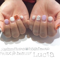 ハロウィンネイルかぼちゃ・お化け編♪|Lucia