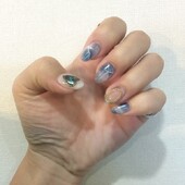 大理石♡コンチョネイル♡チェーンパーツ♡|Lucia