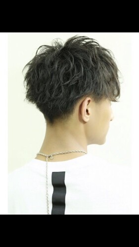 メンズカット、カラー