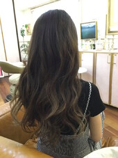 ダークブラウン×アッシュベージュバレイヤージュ♪|feliz