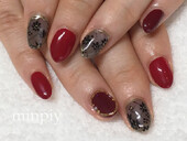 レースフラワーネイル|minpiy