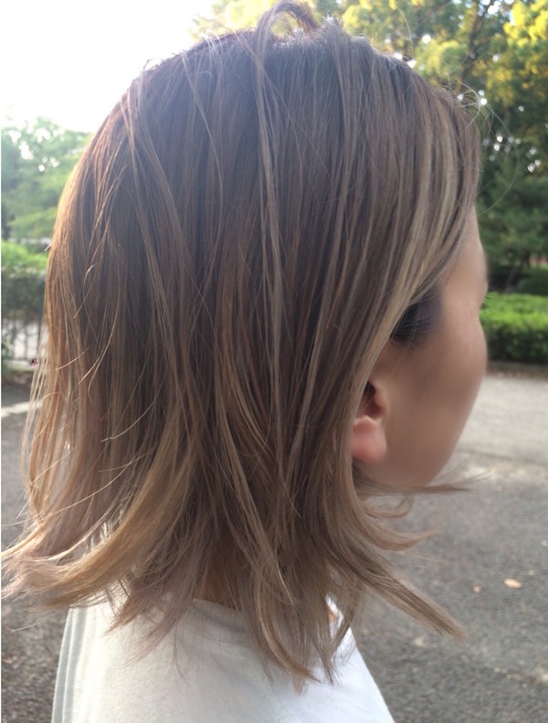 グラデーションカラー バレイヤージュ ハイライト|feliz