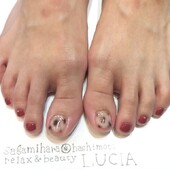 白べっ甲・ボルドーネイル♪|Lucia