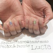 シンプルストーンネイル♪|Lucia