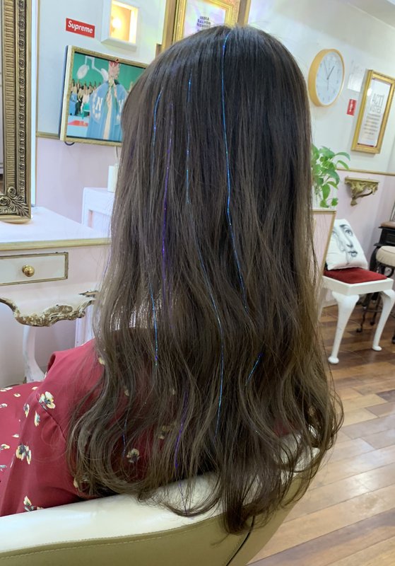 ブルーティンセル×グレージュヘアカラー|feliz