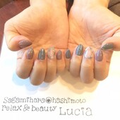 べっ甲かこみネイル♪|Lucia